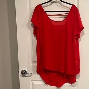 Torrid sheer hi/low top